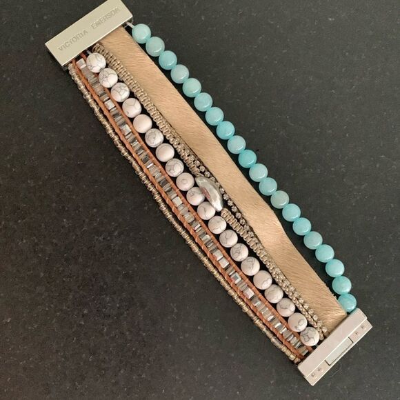 Victoria Emerson Beach Nautical Boho Cuff Bracelet - Picture 3 of 6